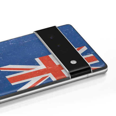 New Zealand Flag Distressed Google Pixel 6 Skin